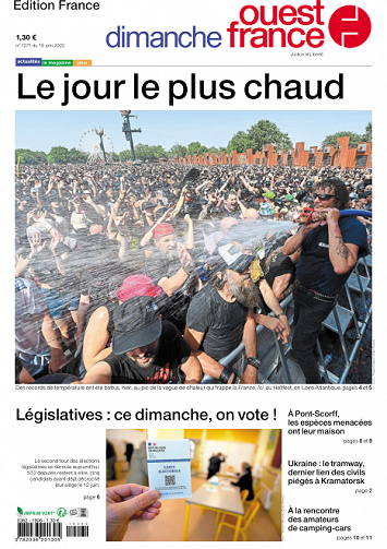 Ouest-France Édition France du Dimanche 19 juin 2022