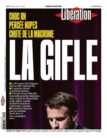 Libération du Lundi 20 Juin 2022