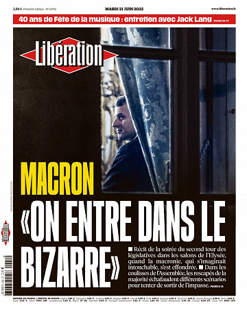 Libération du Mardi 21 Juin 2022