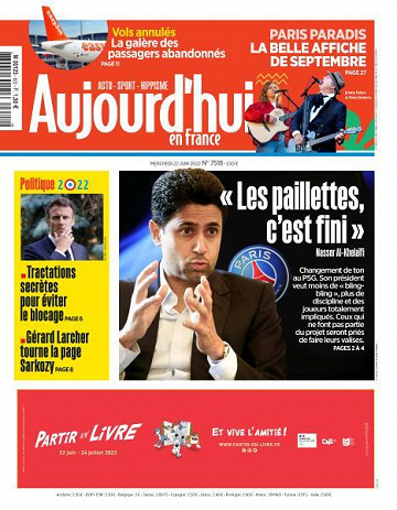 Aujourd’hui en France - 22 Juin 2022