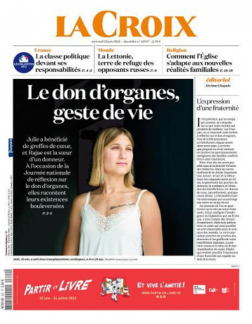 La Croix - 22 Juin 2022