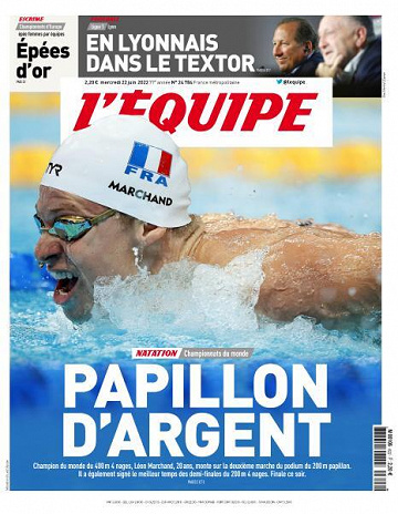 L’equipe du Mercredi 22 Juin 2022