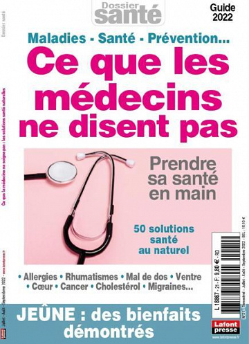 Dossier Santé - Juillet-Septembre 2022