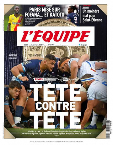 L’equipe du Vendredi 24 Juin 2022