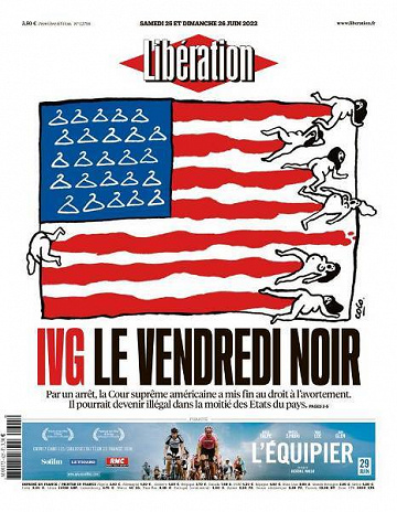 Libération du Samedi 25 et Dimanche 26 Juin 2022