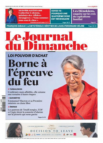 Le Journal du Dimanche - 26 Juin 2022