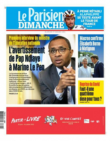 Le Parisien du Dimanche 26 Juin 2022