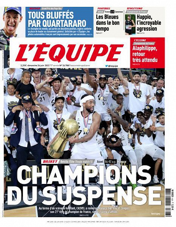 L’equipe du Dimanche 26 Juin 2022