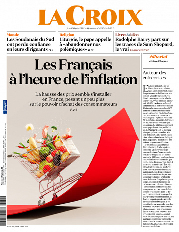 La Croix du Jeudi 30 Juin 2022