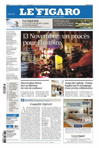Le Figaro du Jeudi 30 Juin 2022