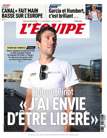 L’equipe du Jeudi 30 Juin 2022