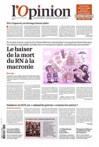 L’Opinion - 1-2 Juillet 2022