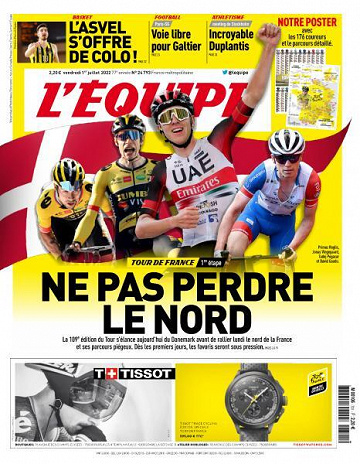 L’equipe du Vendredi 1er Juillet 2022