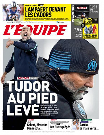 L’equipe du Samedi 2 Juillet 2022