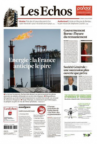 Les Echos du Lundi 4 Juillet 2022