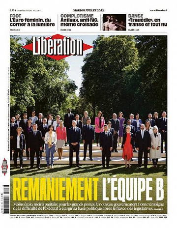 Libération du Mardi 5 Juillet 2022