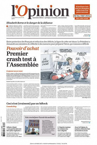 L’Opinion - 6 Juillet 2022