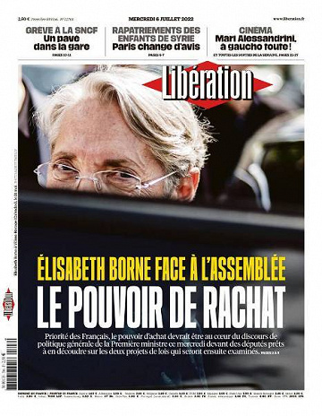 Libération du Mercredi 6 Juillet 2022
