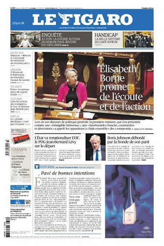 Le Figaro du Jeudi 7 Juillet 2022