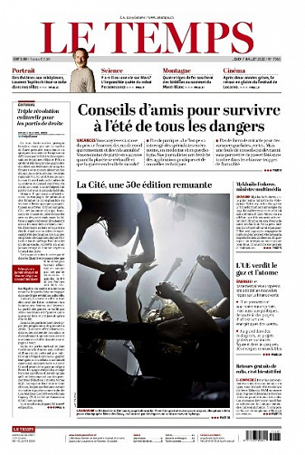Le Temps - 7 Juillet 2022