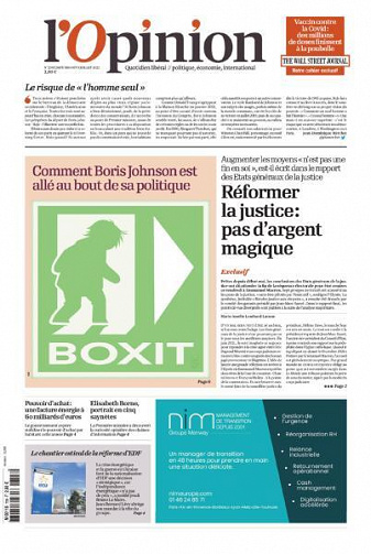 L’Opinion - 8-9 Juillet 2022