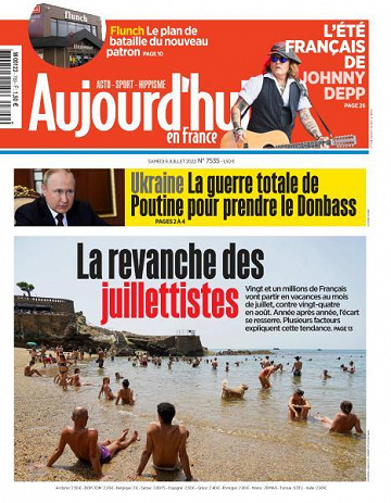 Aujourd’hui en France - 9 Juillet 2022