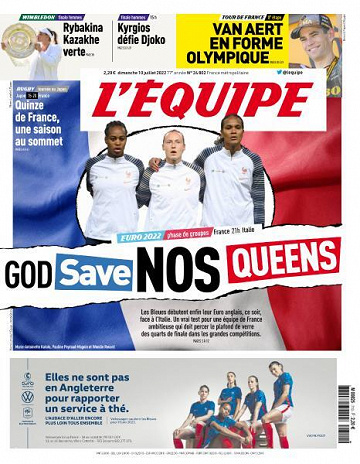 L’equipe du Dimanche 10 Juillet 2022