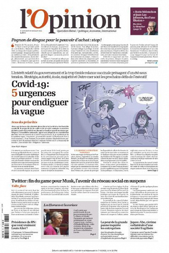 L’Opinion - 11 Juillet 2022