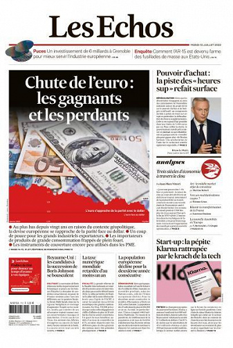 Les Echos du Mardi 12 Juillet 2022