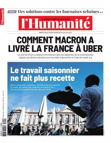 L’Humanite - 12 Juillet 2022