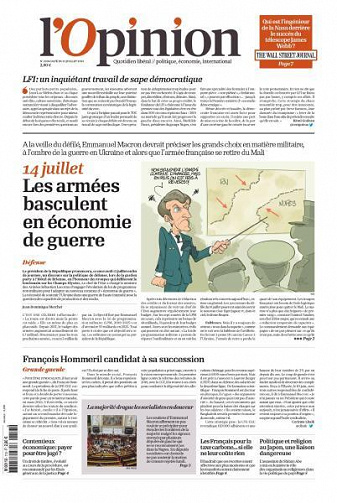 L’Opinion - 13 Juillet 2022