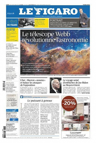 Le Figaro du Mercredi 13 Juillet 2022