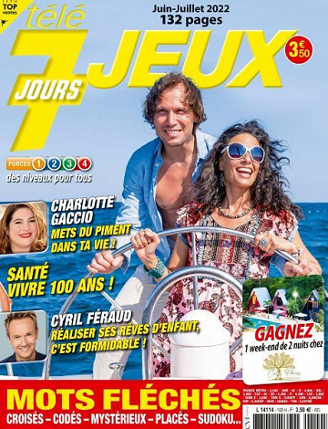 Télé 7 Jours Jeux - Juin-Juillet 2022