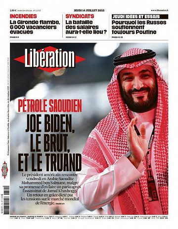 Libération du Jeudi 14 Juillet 2022