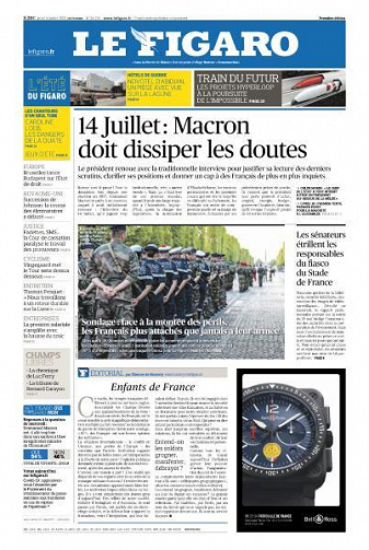 Le Figaro du Jeudi 14 Juillet 2022