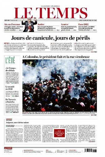 Le Temps - 14 Juillet 2022