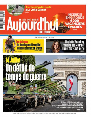 Aujourd’hui en France - 14 Juillet 2022