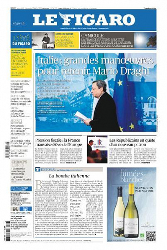 Le Figaro du Samedi 16 et Dimanche 17 Juillet 2022