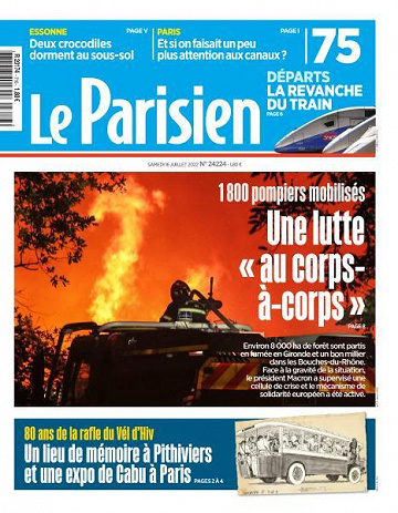 Le Parisien du Samedi 16 Juillet 2022