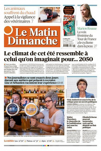 Le Matin Dimanche - 17 Juillet 2022