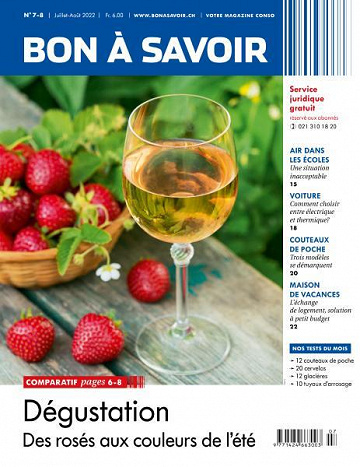 Bon à Savoir - Juillet-Août 2022