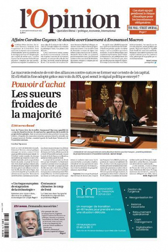 L’Opinion - 18 Juillet 2022