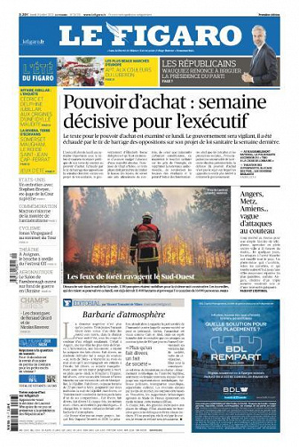 Le Figaro du Lundi 18 Juillet 2022