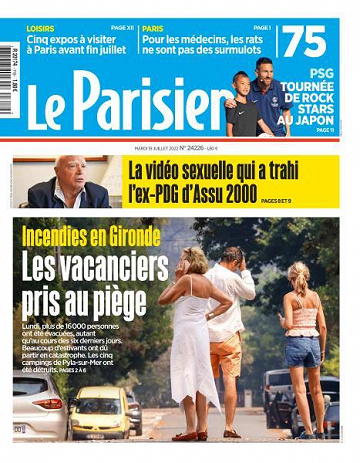 Le Parisien du Mardi 19 Juillet 2022