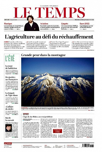 Le Temps - 20 Juillet 2022