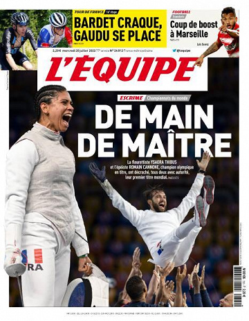 L’equipe du Mercredi 20 Juillet 2022