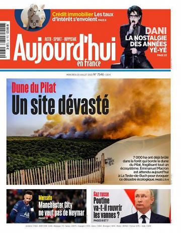 Aujourd’hui en France - 20 Juillet 2022