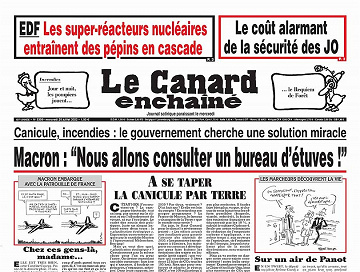 Le Canard enchaîné N° 5306 Du mercredi 20 Juillet 2022