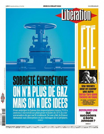 Libération du Jeudi 21 Juillet 2022