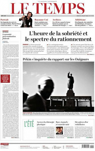 Le Temps - 21 Juillet 2022